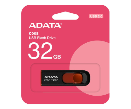PenDrive Adata DashDrive Classic C008 32GB Czarno-czerwony